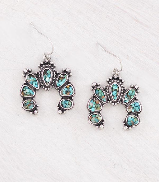 Ace High Trends EARRINGS,WESTERN SQUASH BLOSSOM EARRINGS,WHAT'S NEW