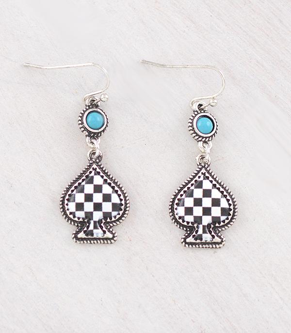Ace High Trends EARRINGS,WESTERN HOOK EARRINGS,WHAT'S NEW