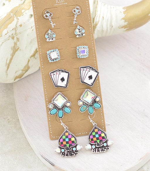 Ace High Trends EARRINGS,WESTERN POST EARRINGS,WHAT'S NEW