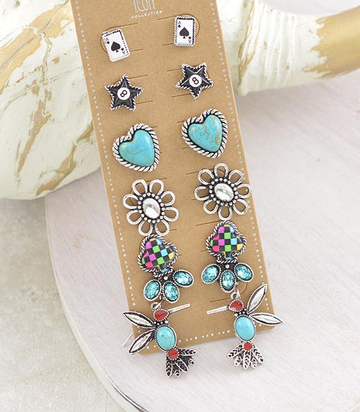 Ace High Trends EARRINGS,WESTERN POST EARRINGS,WHAT'S NEW