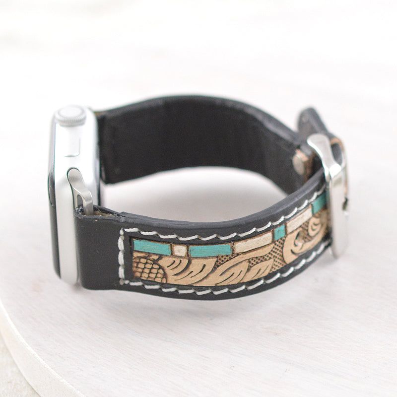 WA0637MT-Leather Watch Band