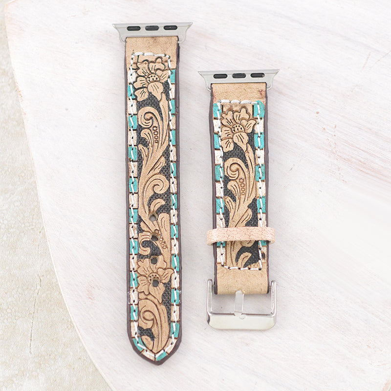 WA0638MT-Leather Watch Band