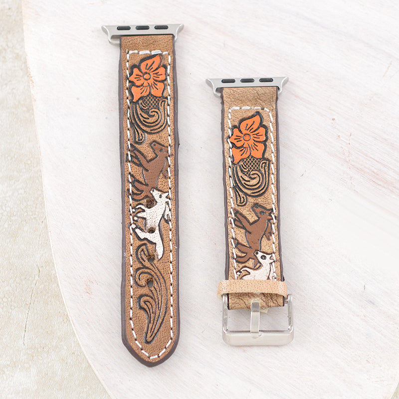 WA0639MT-Leather Watch Band