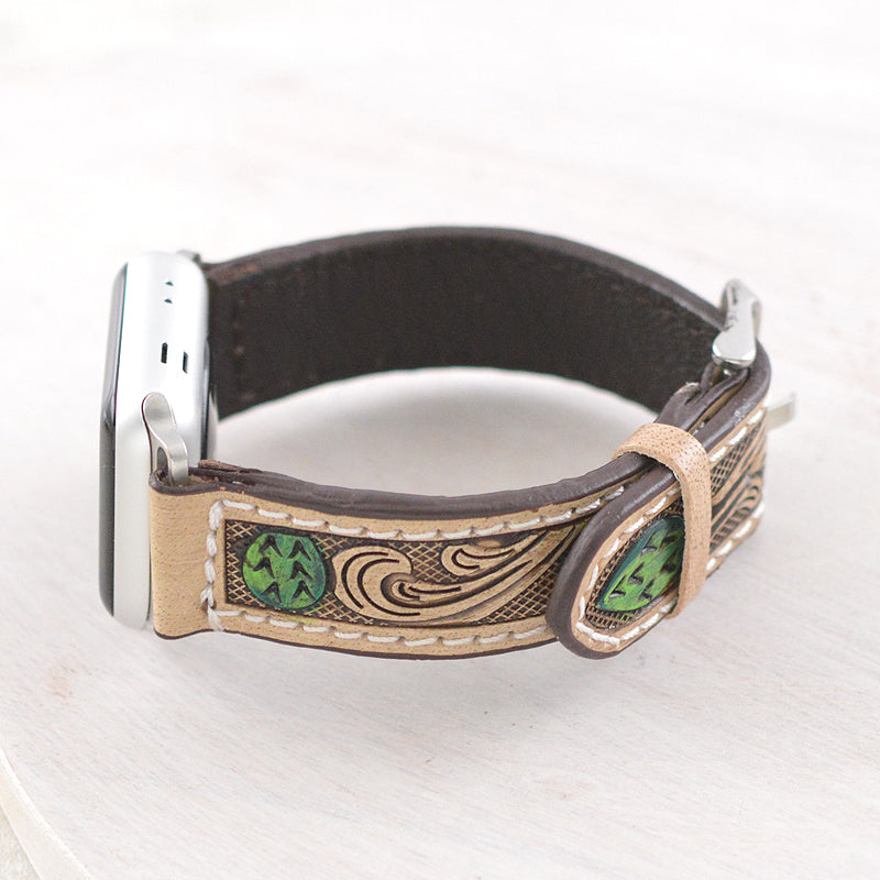 WA0641MT-Leather Watch Band