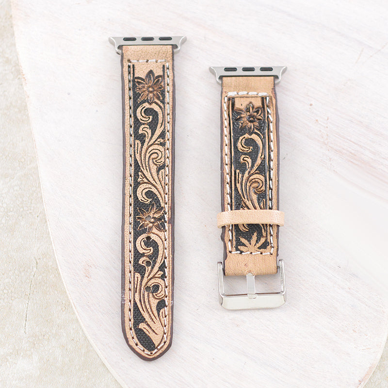 WA0643MT-Leather Watch Band