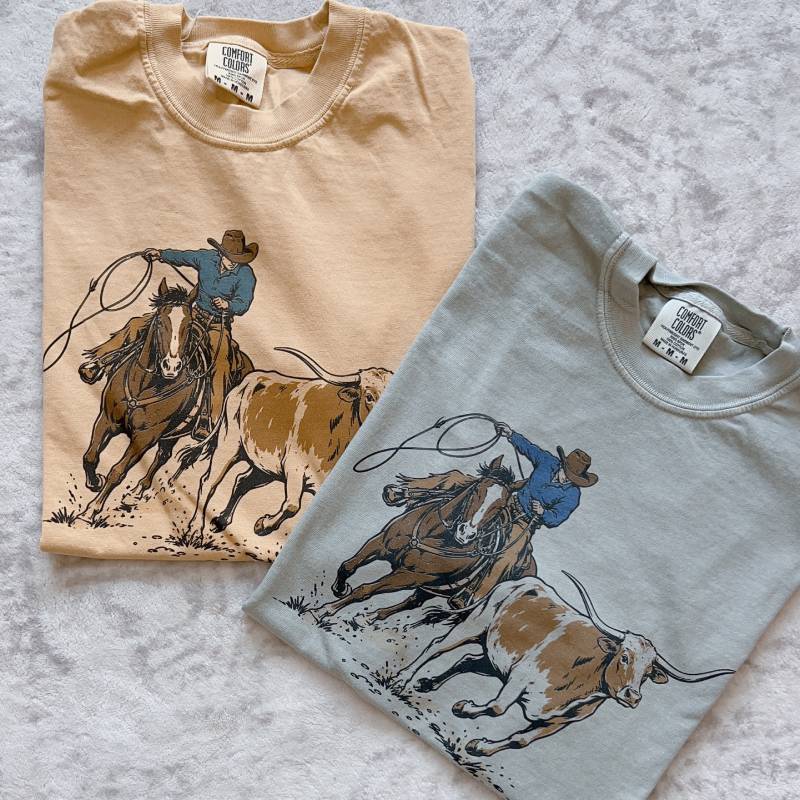 CCT9187-Cowboy Roping Tshirt