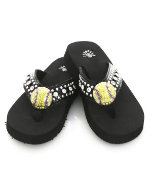 softball flip flops wholesale