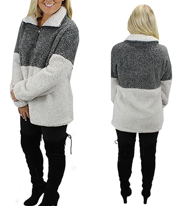 wholesale sherpa pullover