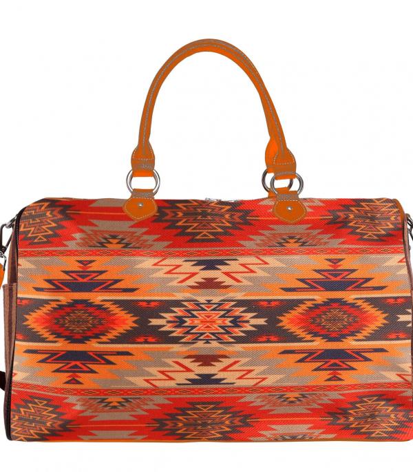 New Arrival :: Wholesale Montana West Aztec Canvas Weekender