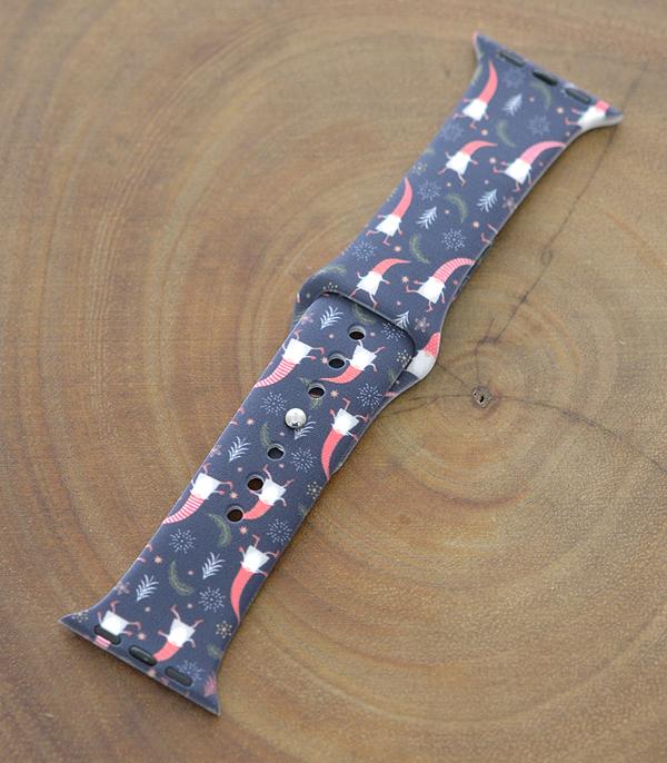 <font color=black>SALE ITEMS</font> :: MISCELLANEOUS :: Wholesale Christmas Print Silicone Watch Band