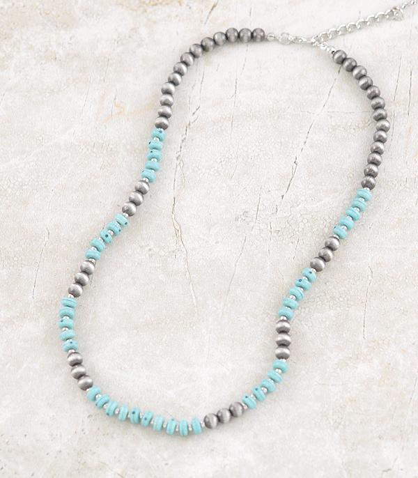 NECKLACES :: WESTERN TREND :: Wholesale Turquoise Navajo Bead Necklace