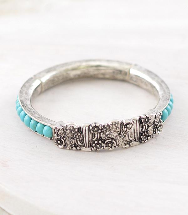 WHAT'S NEW :: Wholesale Western Turquoise Silver Bangle Bracelet