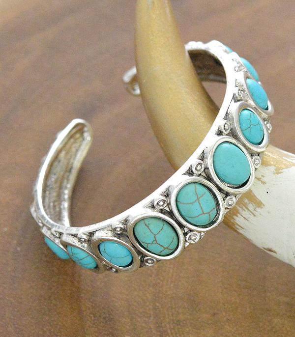 BRACELETS :: CUFF I BANGLE :: Wholesale Western Turquoise Cuff Bracelet