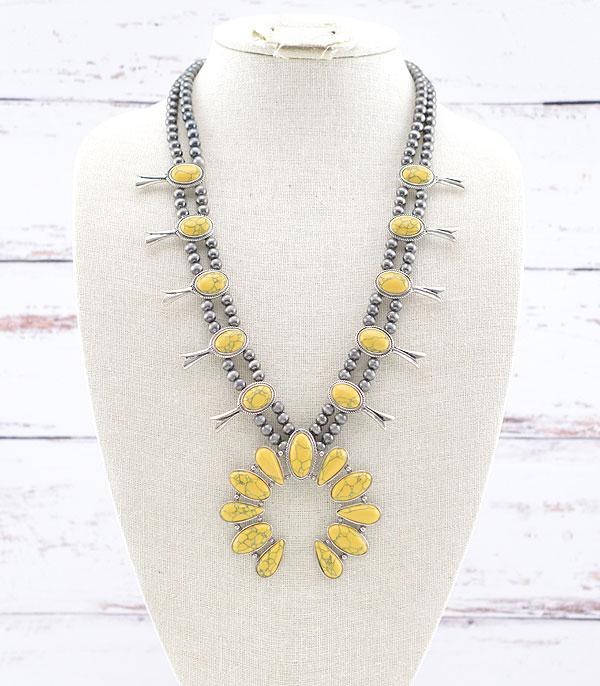 NECKLACES :: WESTERN SQUASH BLOSSOM NECKLACES :: Wholesale Western Squash Blossom Necklace