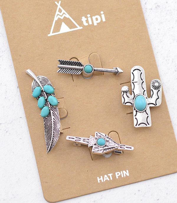 WHAT'S NEW :: Wholesale Tipi Western Hat Pin Set