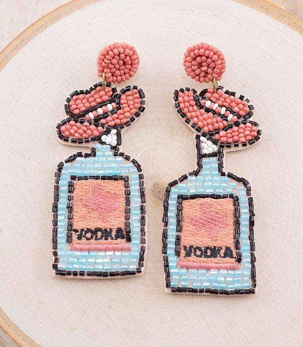 <font color=black>SALE ITEMS</font> :: JEWELRY :: Earrings :: Wholesale Seed Bead Vodka Earrings