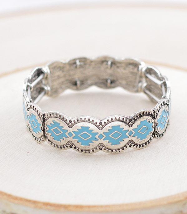 New Arrival :: Wholesale Western Aztec Pattern Bangle Bracelet