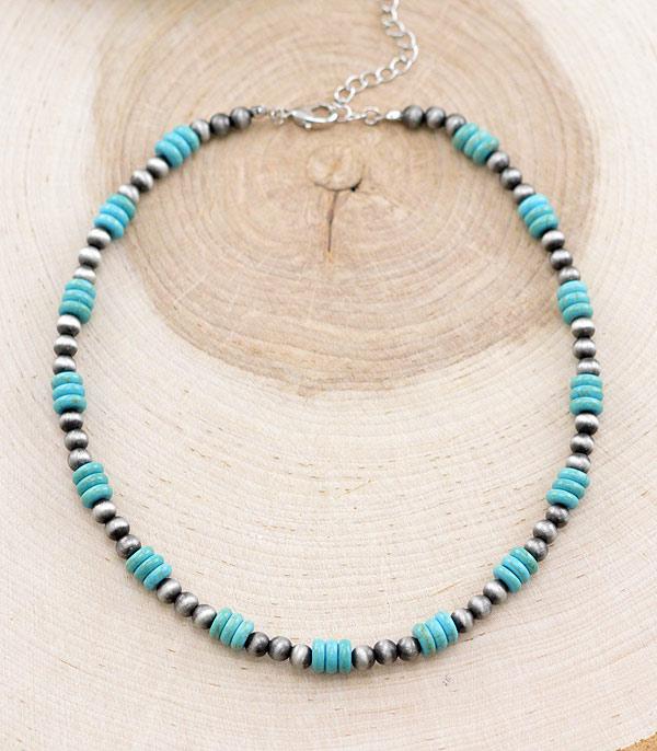 New Arrival :: Wholesale Western Navajo Pearl Bead Necklace