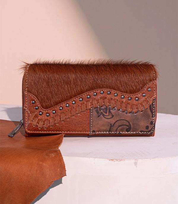 New Arrival :: Wholesale Trinity Ranch Cowhide Wallet