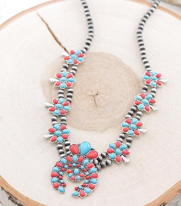 New Arrival :: Wholesale Western Squash Blossom Necklace Set