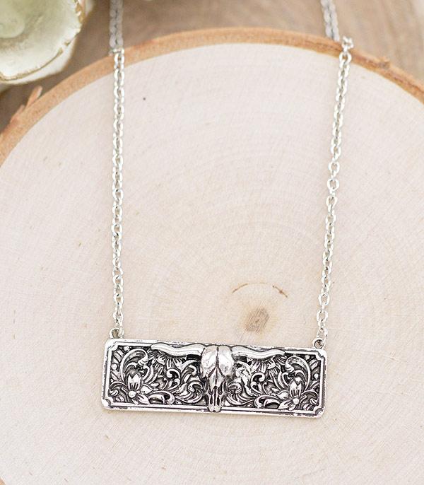 New Arrival :: Wholesale Western Floral  Bar Necklace