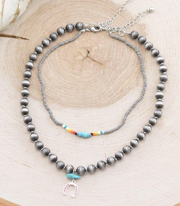 NECKLACES :: WESTERN TREND :: Wholesale Western Navajo Pearl Bead Necklace