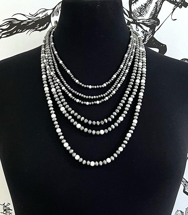 New Arrival :: Wholesale Western Navajo Pearl Bead Necklace