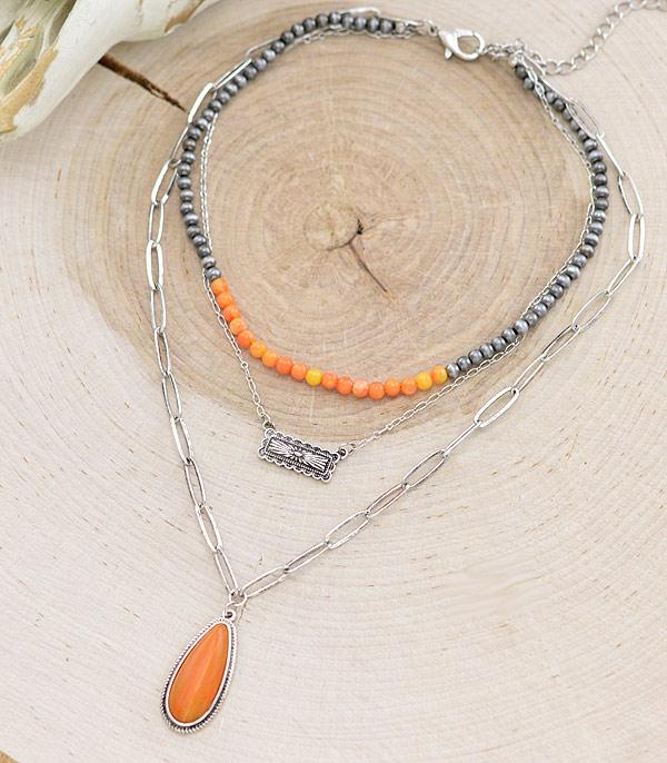 NECKLACES :: TRENDY :: Wholesale Western Layered Necklace