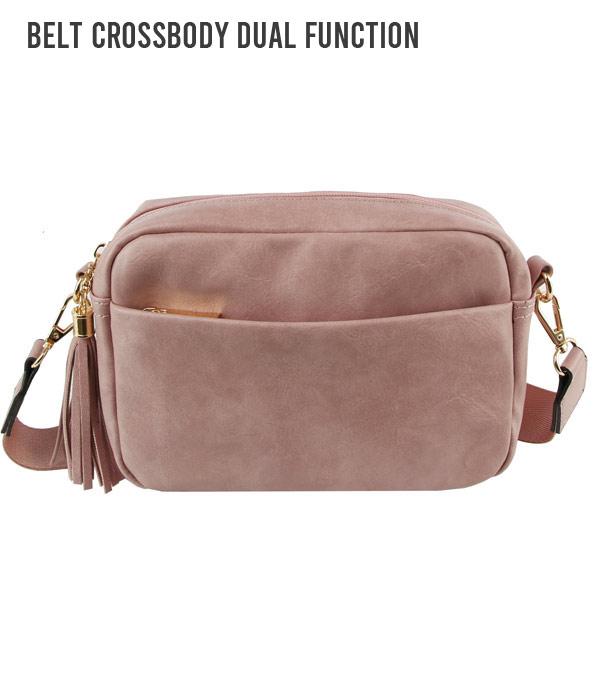 HANDBAGS :: CROSSBODY I CLUTCH BAGS :: Wholesale Convertible Crossbody Belt Bag