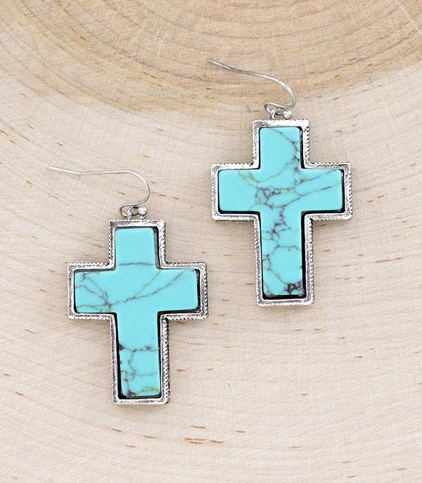 Western Womens Necklace Cross Rodeo Cowgirl Up Silver 18 in Turquoise  Accent | eBay