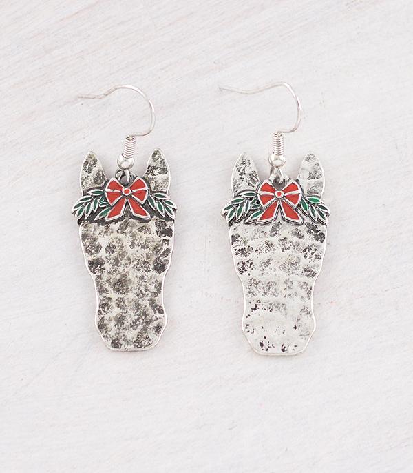 New Arrival :: Wholesale Christmas Horse Earrings