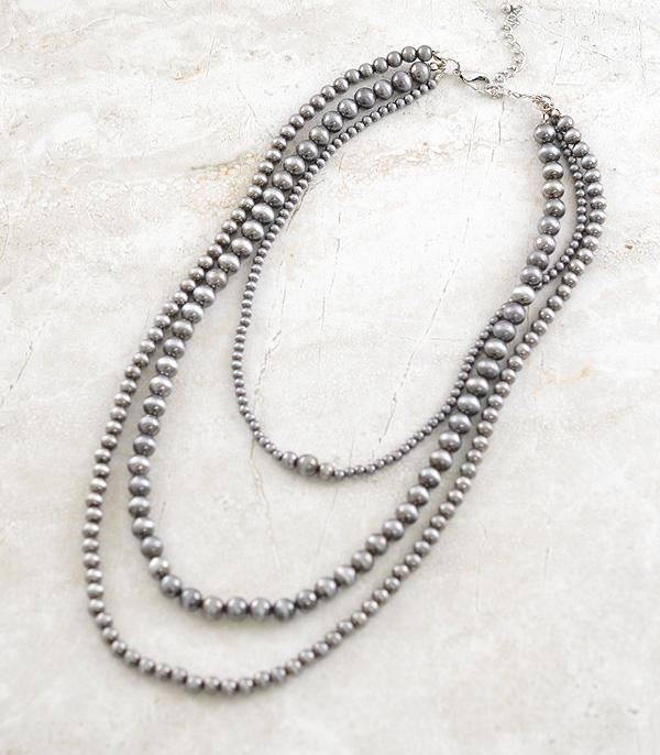 NECKLACES :: WESTERN LONG NECKLACES :: Wholesale Western Navajo Pearl Bead Necklace