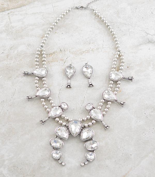 WHAT'S NEW :: Wholesale Western Glam Squash Blossom Necklace