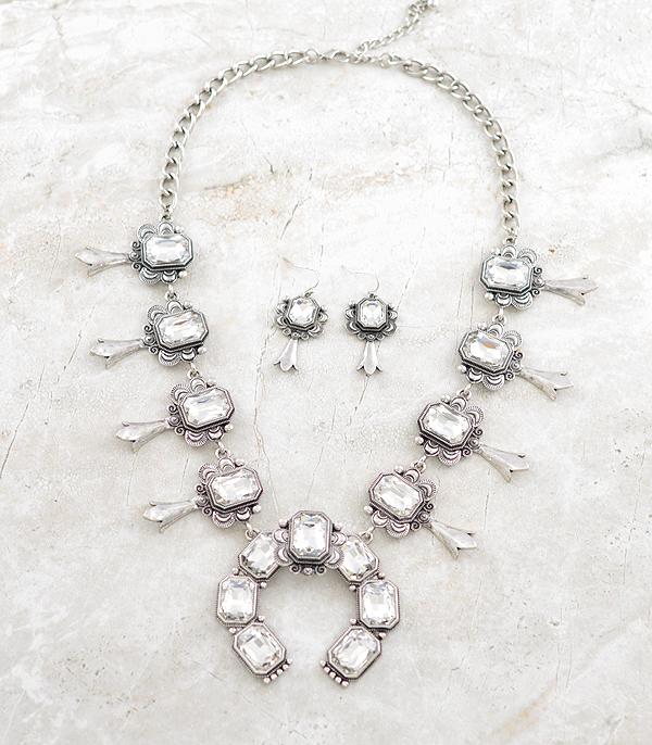 NECKLACES :: WESTERN SQUASH BLOSSOM NECKLACES :: Wholesale Western Glam Squash Blossom Necklace