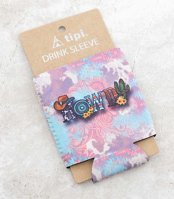 <font color=BLUE>WATCH BAND/ GIFT ITEMS</font> :: GIFT ITEMS :: Wholesale Tipi Brand Howdy Drink Sleeve