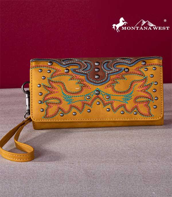 MONTANAWEST BAGS :: MENS WALLETS I SMALL ACCESSORIES :: Wholesale Montana West Embroidered Wallet