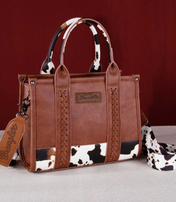 Search Result :: Wholesale Wrangler Cow Pattern Tote Crossbody Bag