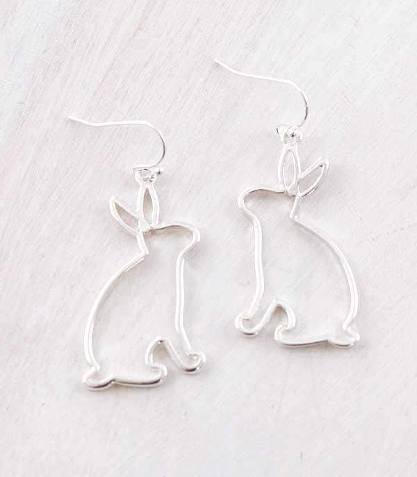 EARRINGS :: TRENDY EARRINGS :: Wholesale Easter Bunny Dangle Earrings