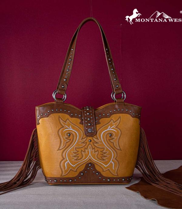 Hand Tooled Floral Leather Mini Tote - Choice of Colors | Baha Ranch Western  Wear