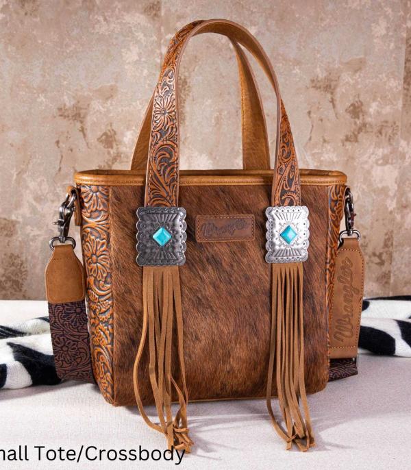 MONTANAWEST BAGS :: WESTERN PURSES :: Wholesale Wrangler Cowhide Tote Crossbody Bag