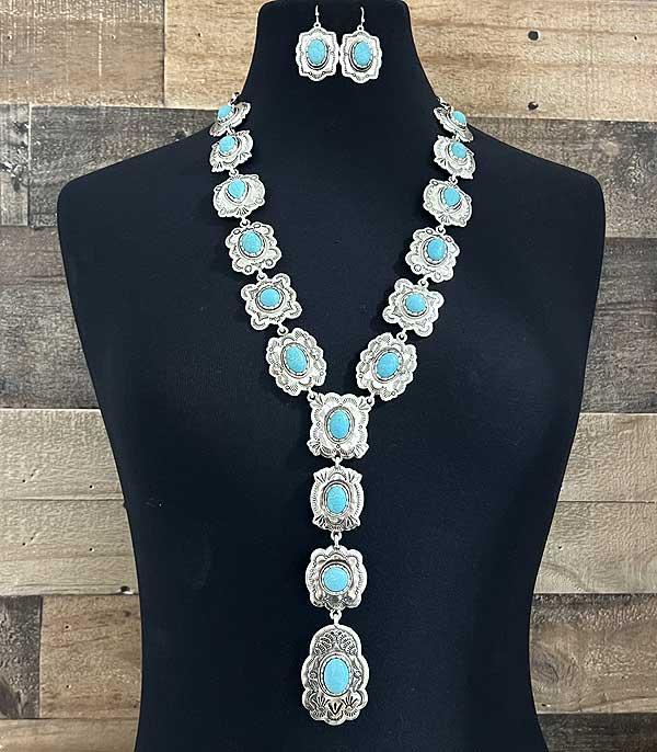 WHAT'S NEW :: Wholesale Tipi Brand Turquoise Concho Y Necklace