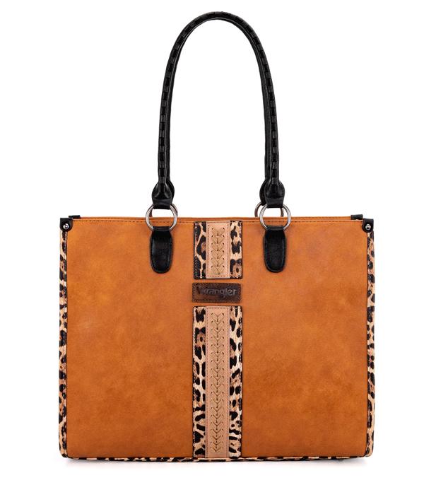 MONTANAWEST BAGS :: WESTERN PURSES :: Wholesale Wrangler Leopard Print Concealed Carry 