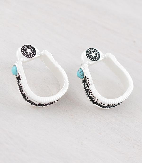 EARRINGS :: HOOP EARRINGS :: Wholesale Western Hoop Earrings