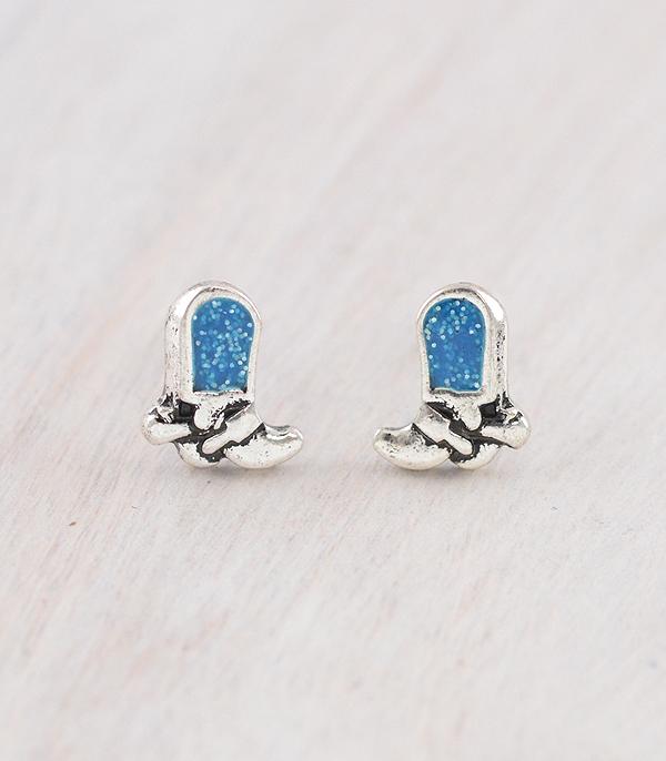 WHAT'S NEW :: Wholesale Western Boot Small Stud Earrings