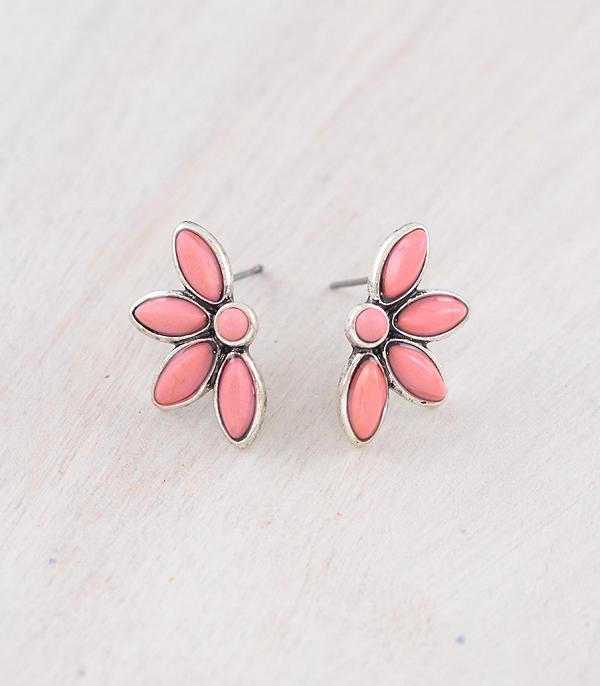 WHAT'S NEW :: Wholesale Western Pink Stone Stud Earrings