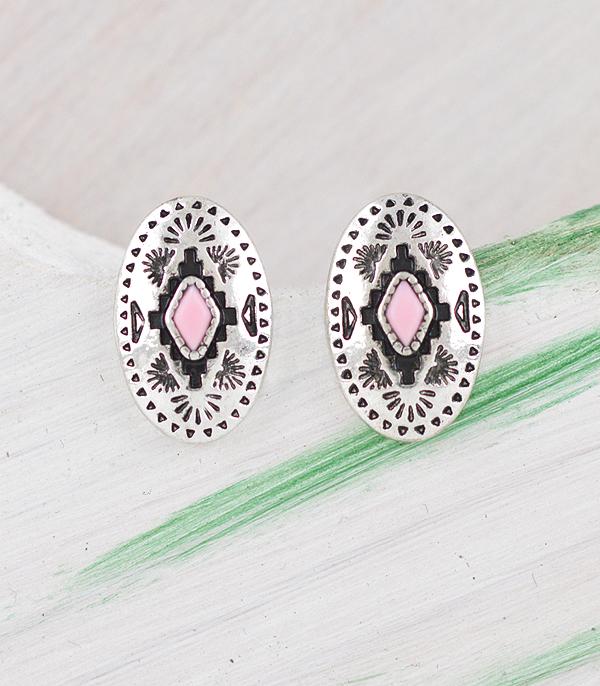 WHAT'S NEW :: Wholesale Western Aztec Concho Earrings