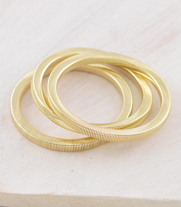 WHAT'S NEW :: Wholesale Flex Snake Chain Bangle Bracelet Set
