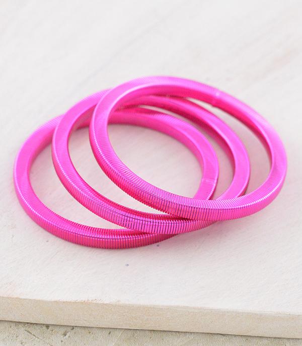 New Arrival :: Wholesale Flex Snake Chain Bangle Bracelet Set