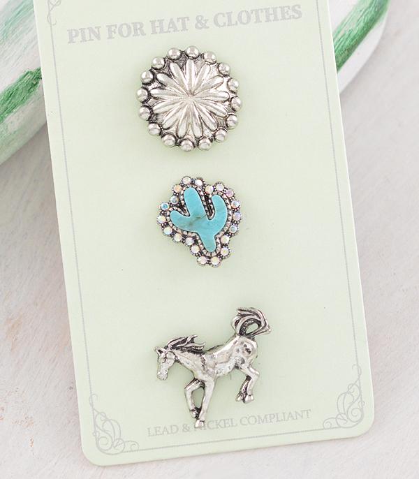 WHAT'S NEW :: Wholesale 3PC Set Western Pin Set