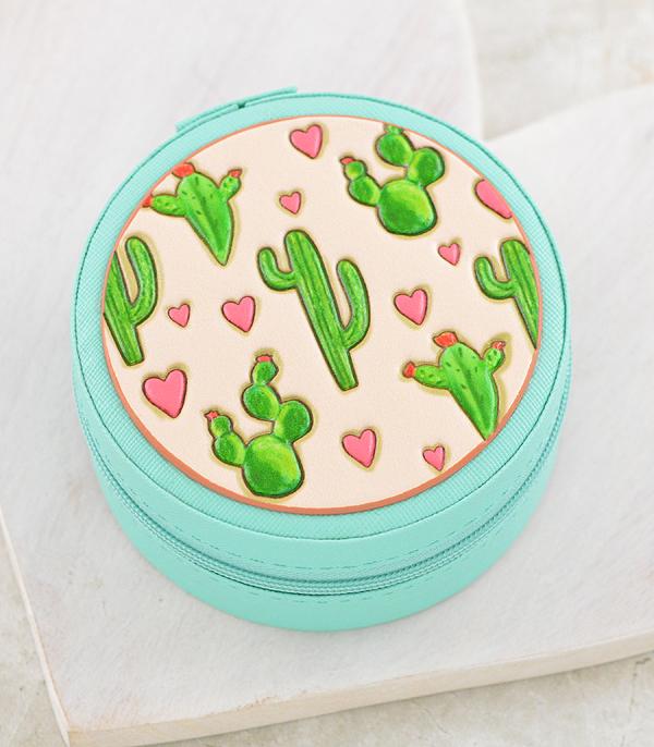 WHAT'S NEW :: Wholesale Western Cactus Heart Mini Jewelry Case